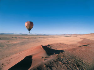 Survol en montgolfière