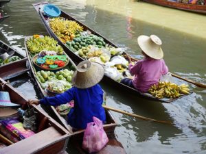 Marché flottant